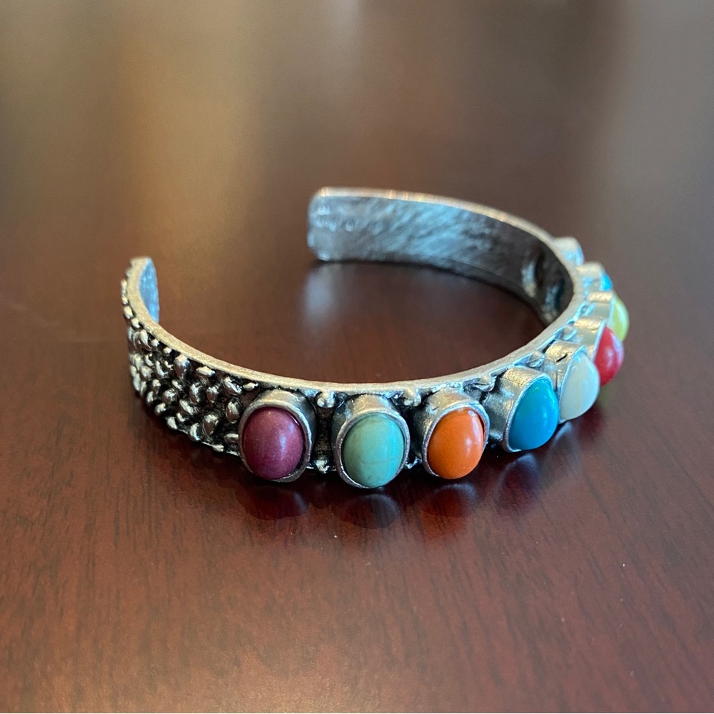 New boho colorful bangle cuff bracelet - Picture 2 of 4